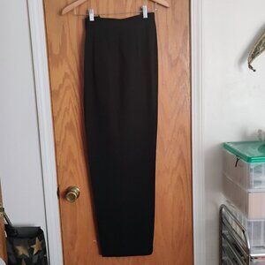 Women's black polyester (lined) pants